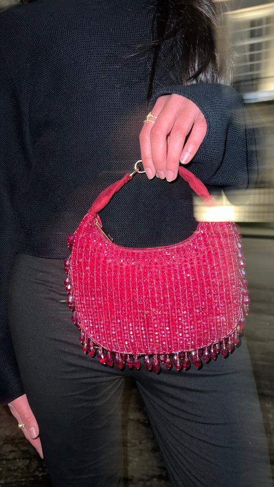 Ruby – Crystal Hand Embellished Grab Bag