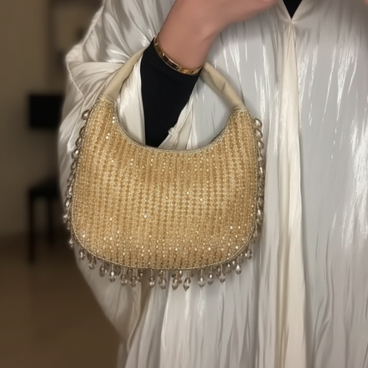 Noor – Crystal Hand Embellished Grab Bag