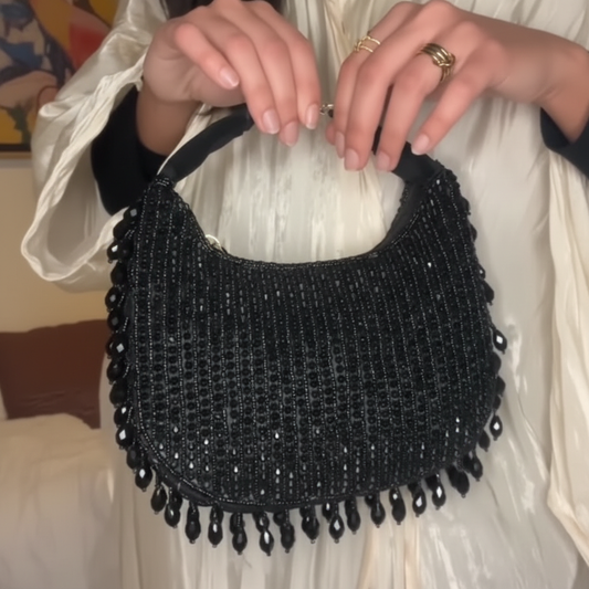 Layla – Crystal Hand Embellished Grab Bag
